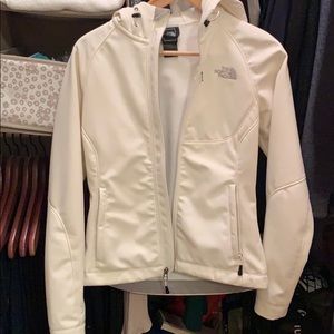 White North Face Fleece Jacket XS